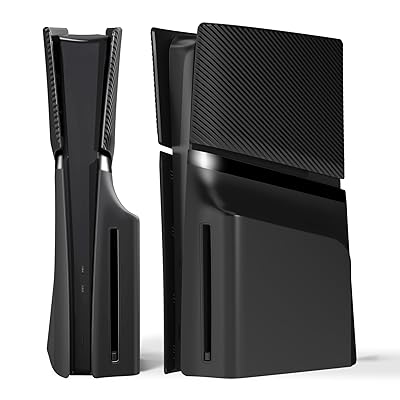 eXcover ps5 Slim レコード盤版相応う 取り替えっこ用飾りつけ取りまかなう書き割り（上下取りまかなう+通気孔付き添い人側面ダイアログボックス