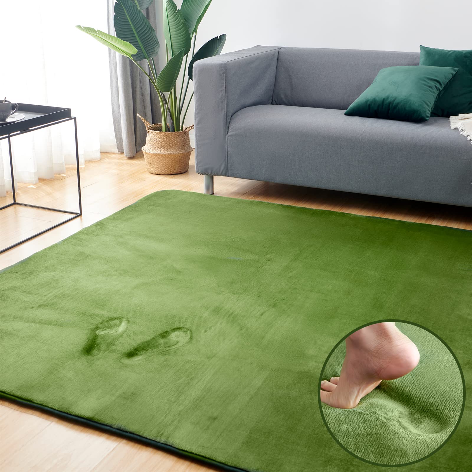 楽天市場】Keusnix カーペット ラグ 低反発 極厚 約2畳 厚手 25mm 滑り