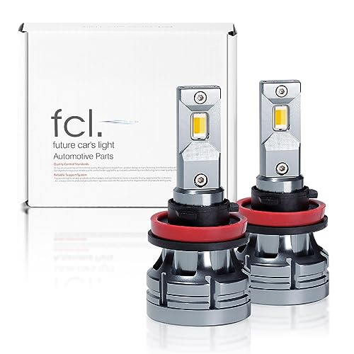 RA: fcl.(エフシーエル) H8 H11 H16 LED フォグランプ 2色切り替え ライム イエロー ホワイト 車検対応 メモリー機能 12V 車専用 左右分2個入り｜THRSparkle