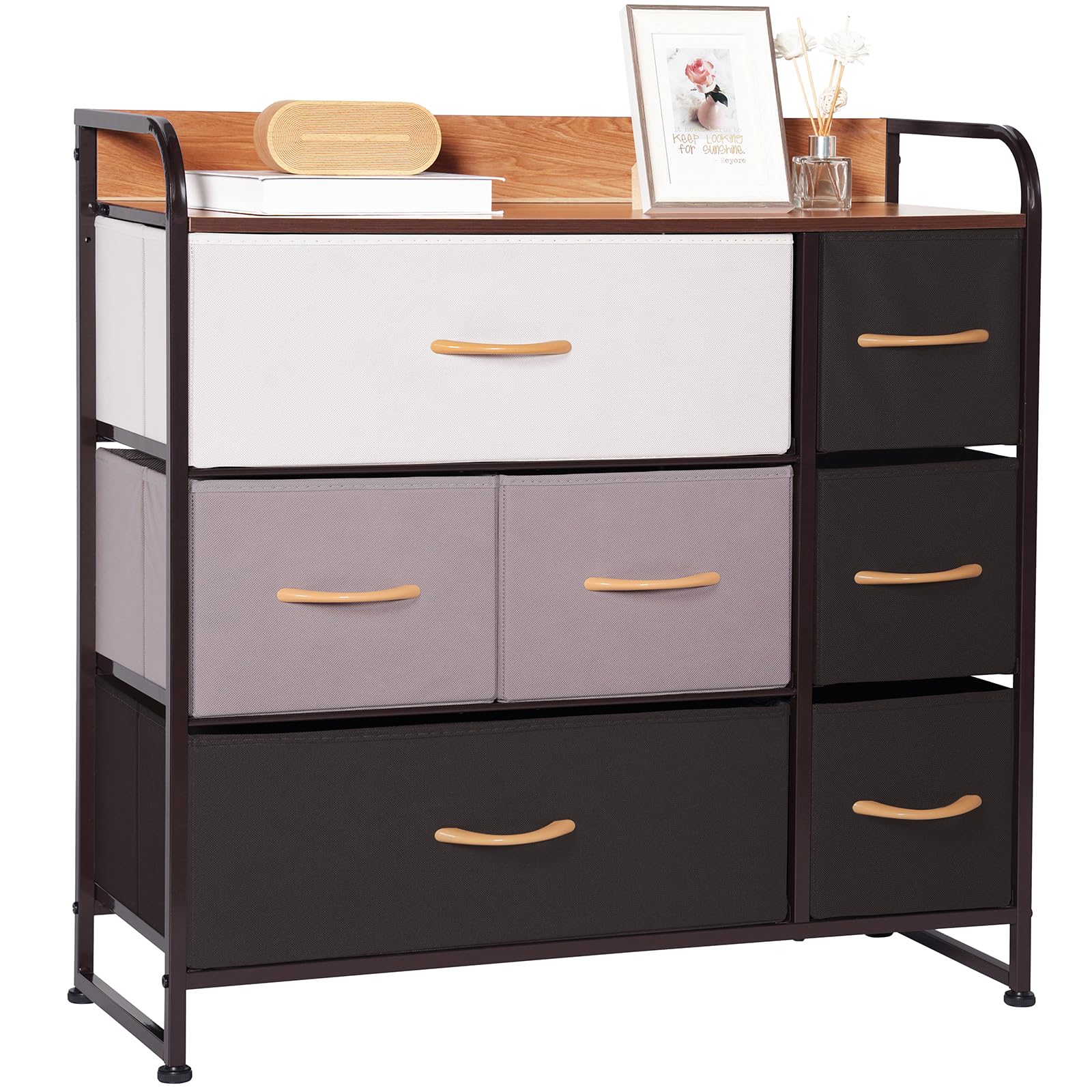 楽天市場】LYNCO チェスト タンス 収納ボックス ベージュ 布製