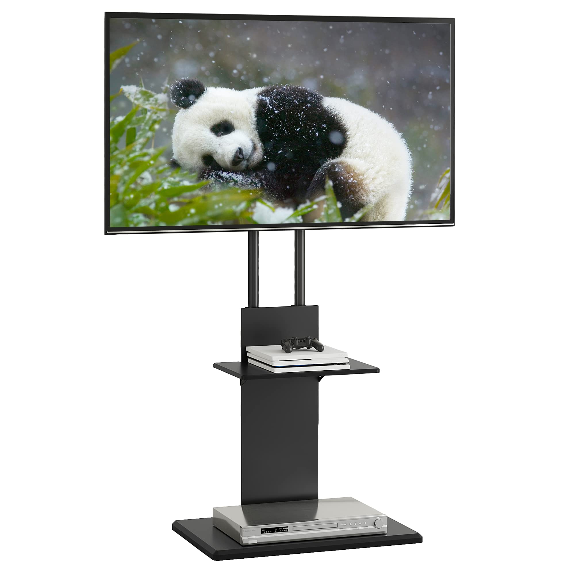 WLIVE テレビスタンド 壁寄せ TVスタンド tv stand テレビ台 tv台 32~65インチ対応 VESA/横100-400mm/縦100-400mm ハイタイプ 省スペース壁寄せタイプ 隠しキャスター付き 棚板付き 液晶テレビ対応 背面収納付 高さ調節可能 左右回転25&deg; 移動式 自立式 耐荷重40kg 家用｜THRSparkle