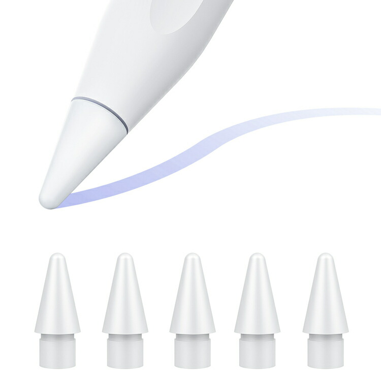 楽天市場】Apple Pencil 替え芯 TiMOVO ApplePencil第1/2世代両方対応