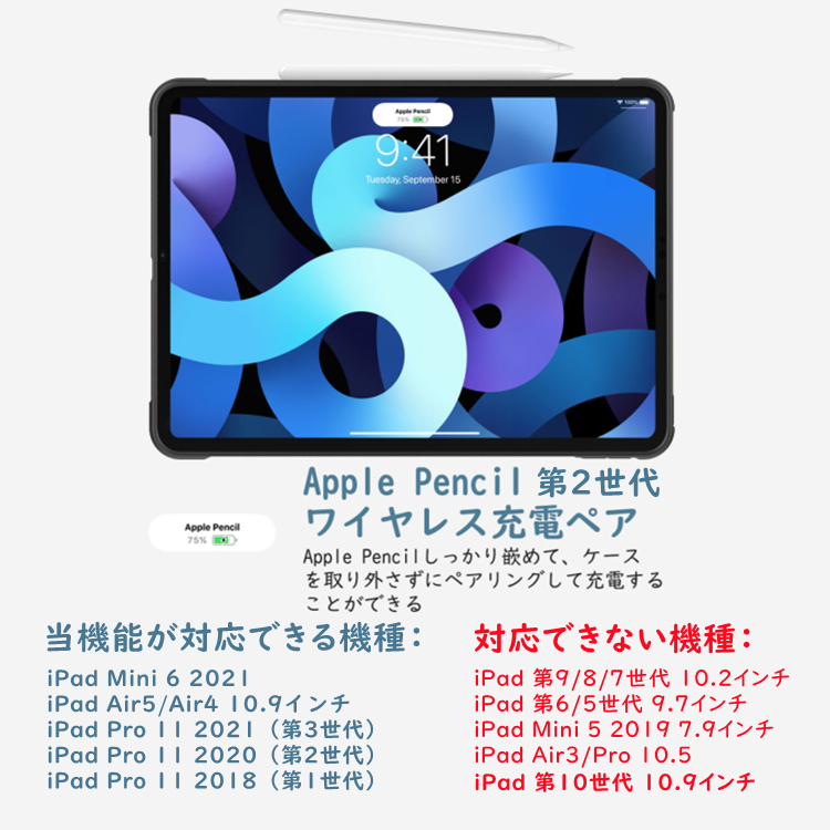 中古 10.9インチ iPad 第10世代 2022年モデル ケース クリア 透明 TPU素材 保護カバー 背面ケース