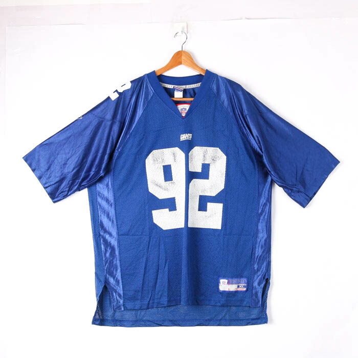 リーボック アメフトゲームシャツユニフォームNFLジャイアンツ 大きいサイズ 楽天市場】リーボック Tシャツ アメフト ユニフォーム NFL