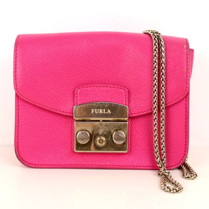 タグ付き　FURLA　フルラ　アジア限定招き猫 ショルダーバッグ ピンク フルラ アジア限定のFURLA LITTLE CATSコレクション発表