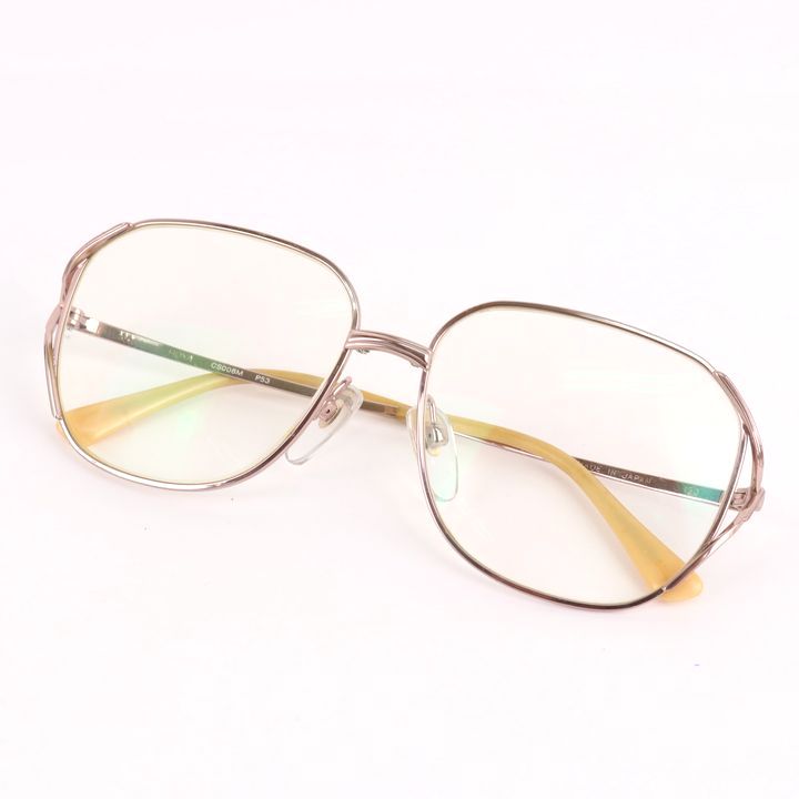 HOYA ホーヤ アイジュエリー 金台 ダイヤ装飾 高級 フレームメガネ 老眼鏡 HOYA ホーヤ アイジュエリー 金台 ダイヤ装飾 高級 フレーム