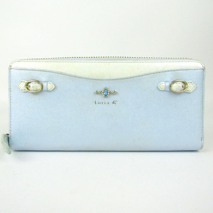 ♥Luria4℃♥ 水色 長財布 楽天市場】【未使用品】【財布】Luria 4℃ ルリア ヨンドシー L字