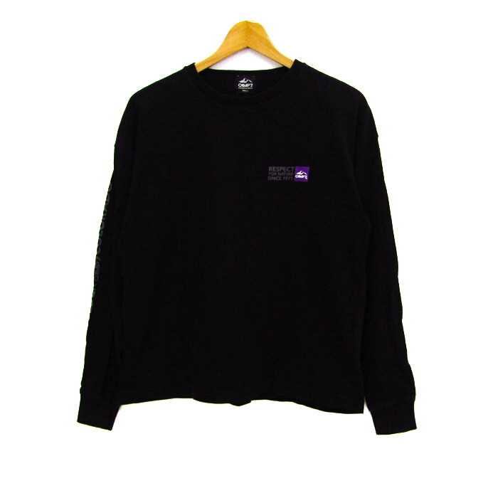【楽天市場】キャンプ7 長袖Tシャツ クルーネック アウトドア トップス メンズ Sサイズ ブラック CAMP7 【中古】：Thumbs-up