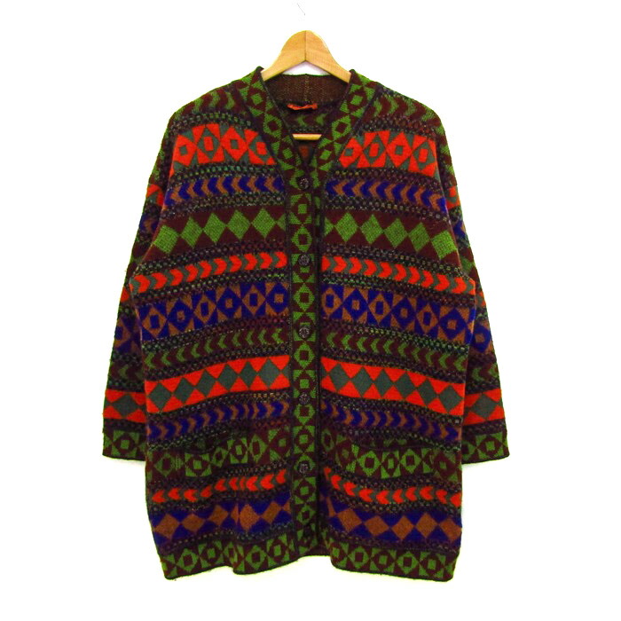 【新品】MISSONI ミッソーニ 総柄Vネックカーディガン イタリア製 40 楽天市場】MISSONI ITALY製 総柄コットンリネン ニット