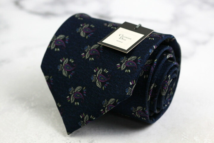 【美品】Christian Dior ディオール ネクタイ 総ロゴ柄 ピンク Diorディオールネクタイ ハイブランド ピンク総柄 高級シルク100