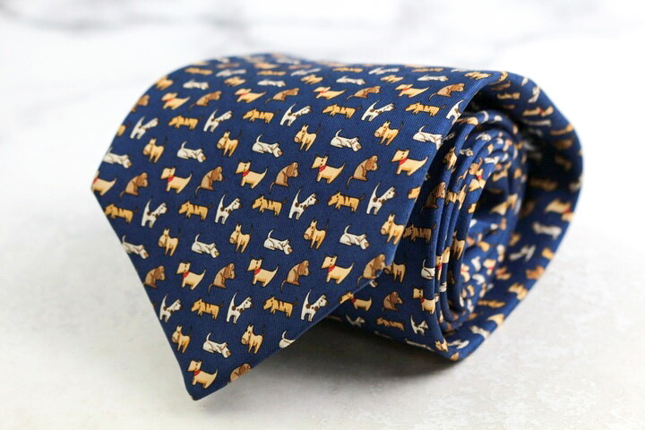 未使用タグ付　箱付　サルバトーレフェラガモ　ネクタイ　オレンジ Salvatore Ferragamo（サルバトーレフェラガモ）ネクタイ