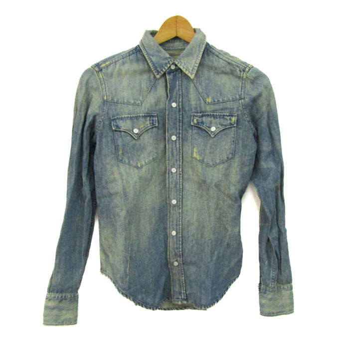 Ralph Lauren デニム長袖シャツ 楽天市場】80s ビンテージ □ ラルフローレン カントリー 長袖