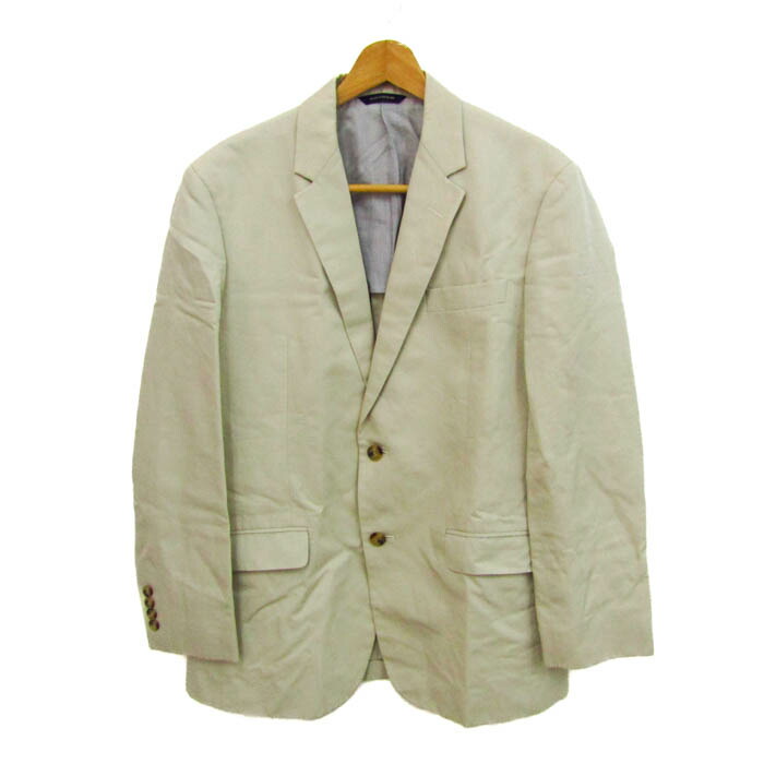 BrooksBrothers リネン100 ベージュ テーラードジャケット リネンブレンド ダブル4ボタン ジャケット | Brooks Brothers
