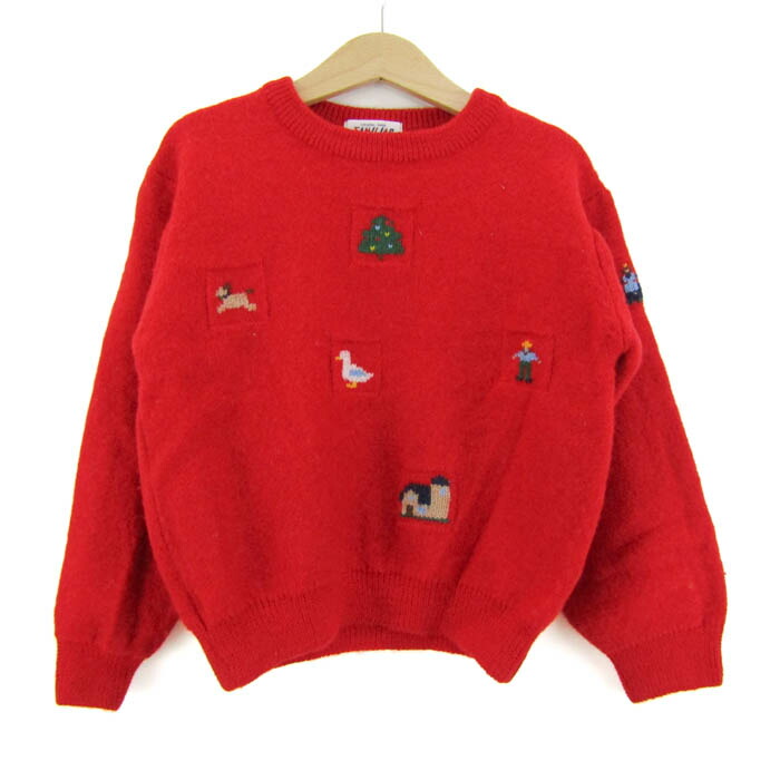 楽天市場】ファミリア familiar ニット・セーター 120 女の子 白 子供