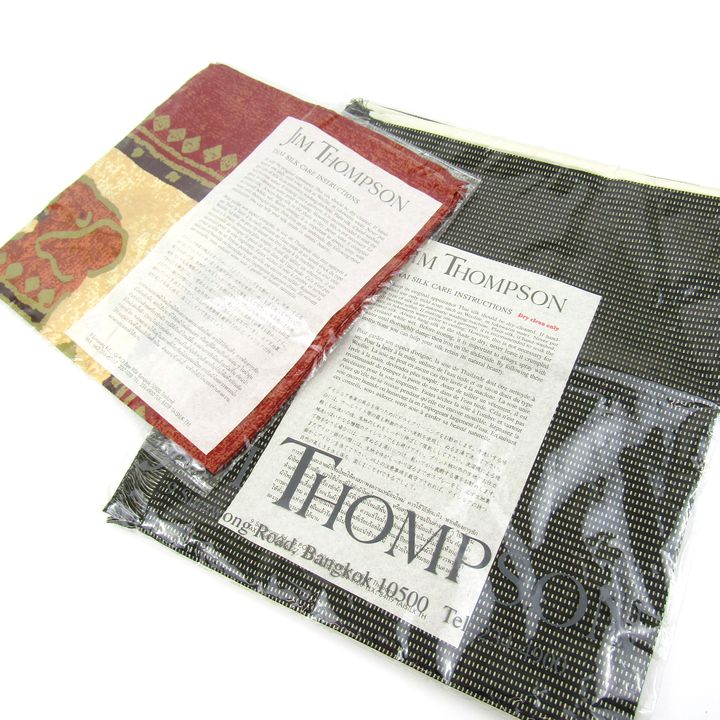 楽天市場】ジムトンプソン タイシルク 長方形 スカーフ 未使用