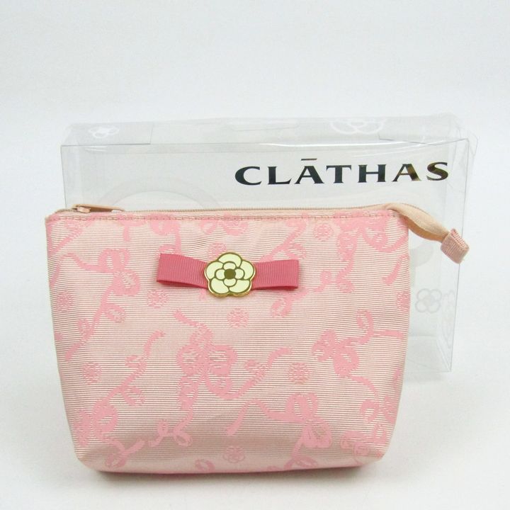 楽天市場】クレイサス CLATHAS カメリア柄＆モチーフ ポーチ 化粧箱