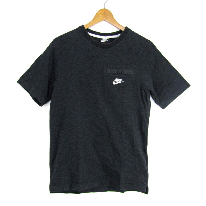 【楽天市場】【全品39％OFFクーポン】ナイキ 半袖Tシャツ トップス ロゴT コットン スポーツウエア メンズ Sサイズ ブラック NIKE ...