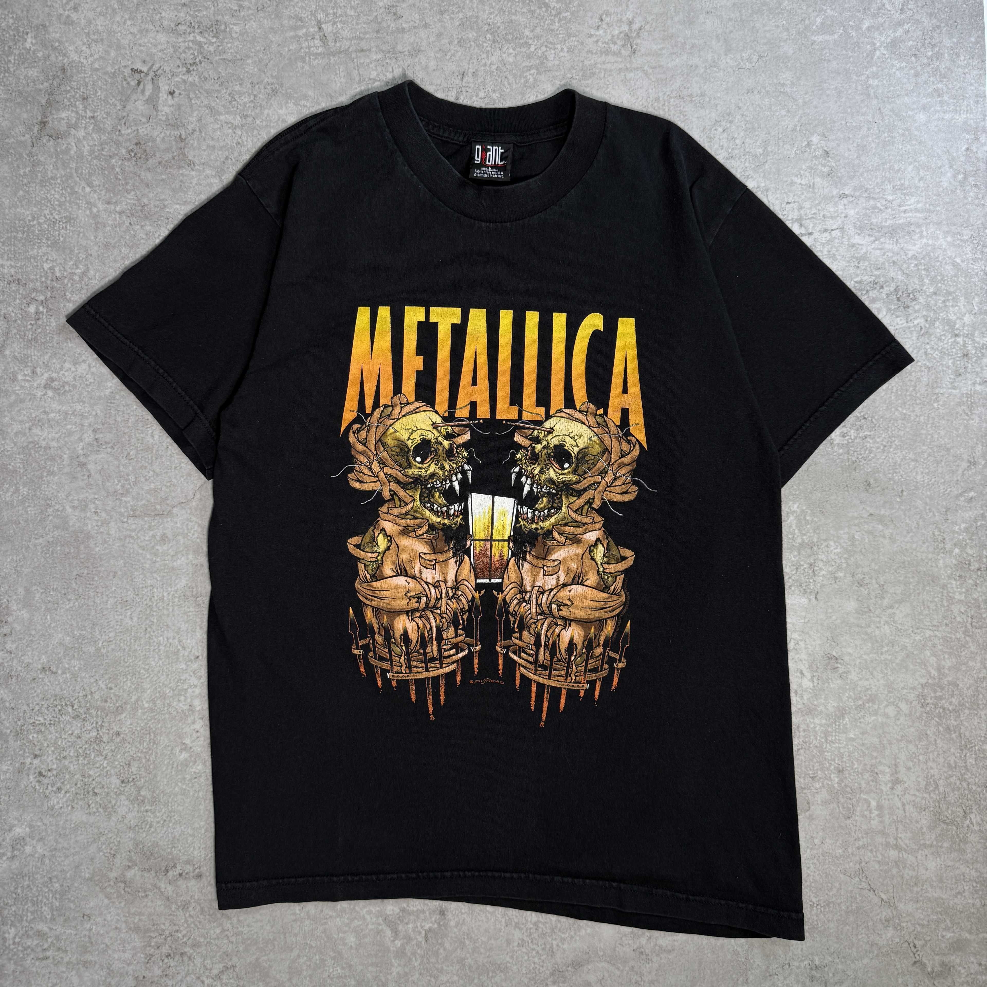 楽天市場】【海外買付ヴィンテージTシャツ】METALLICA PUSHEAD