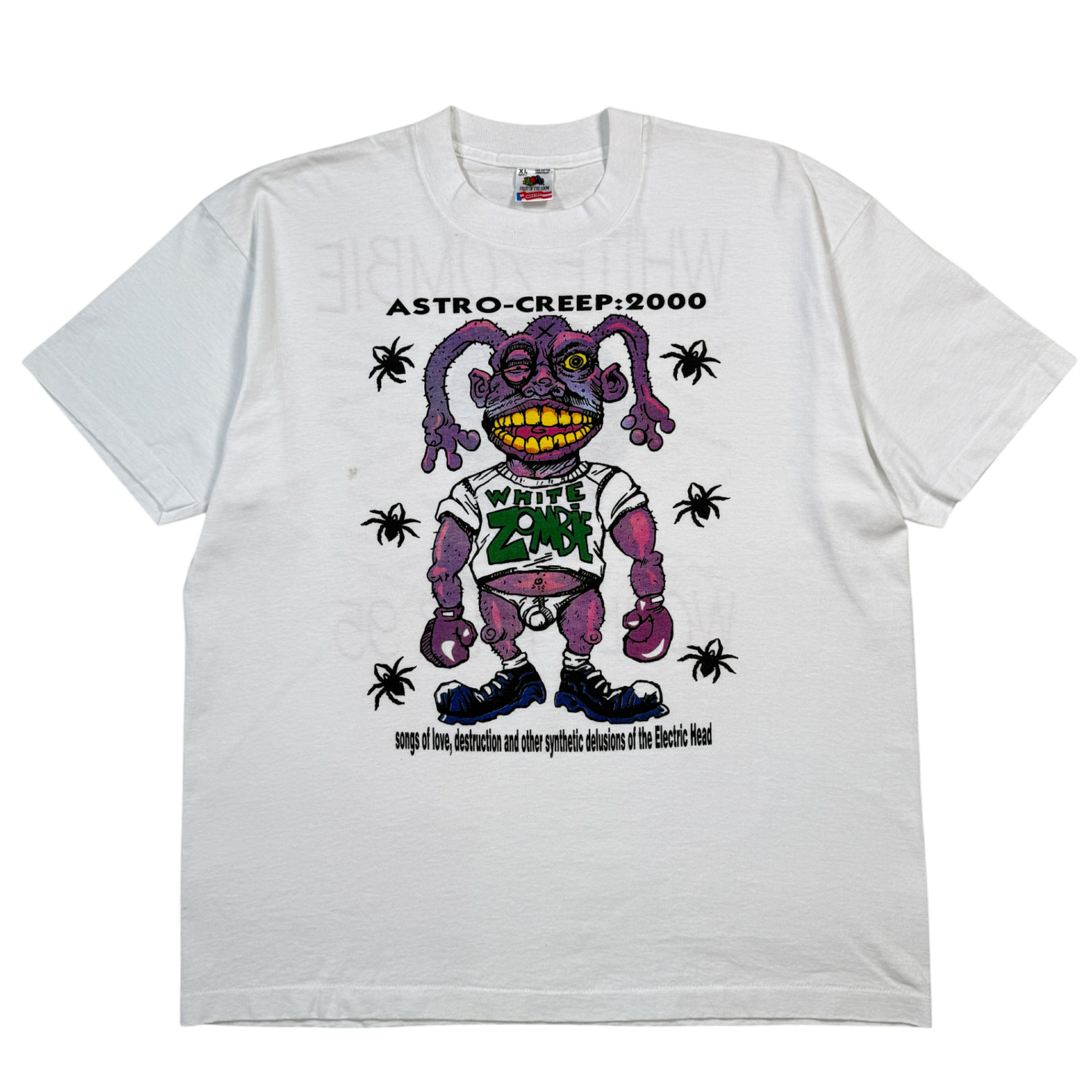 White Zombie ホワイトゾンビ Tシャツ astro-creep WHITE ZOMBIE ASTRO CREEP 2000 TOUR 1995-96 - Best Rock T-shirts