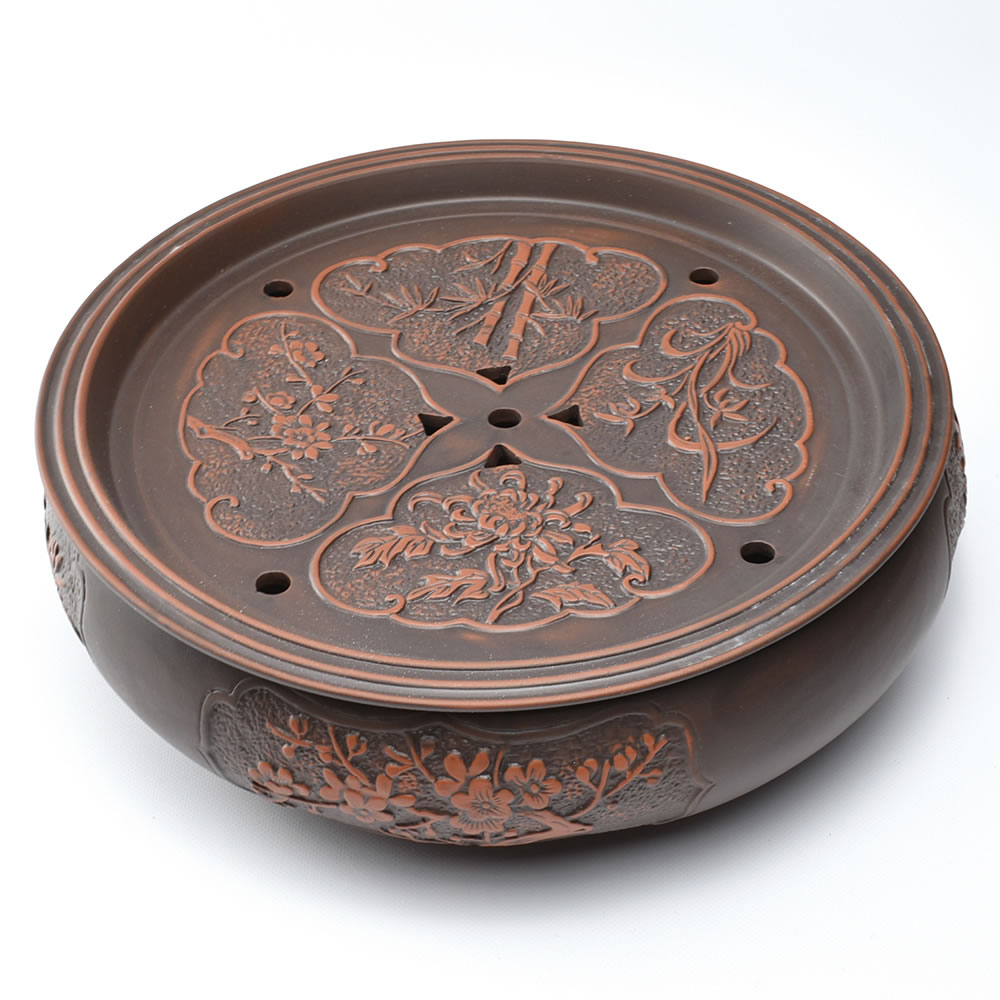 中国式飾り棚・梅花形博古架(鶏翅木・大) オンライン ショッ