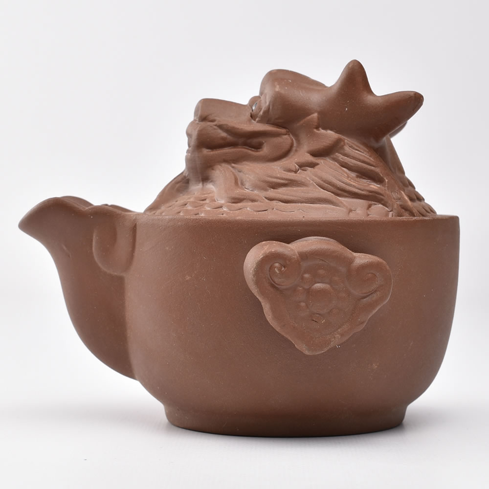 楽天市場】宜興紫砂壺・高石瓢竹（周向春・濃茶） 270ml : 天香茶行