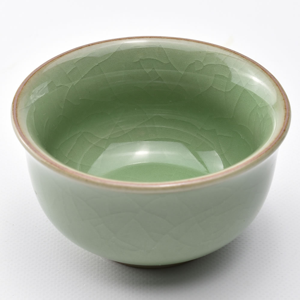 楽天市場】青磁の中国茶器・圓満蓋碗（哥窯梅子青）170ml（満水