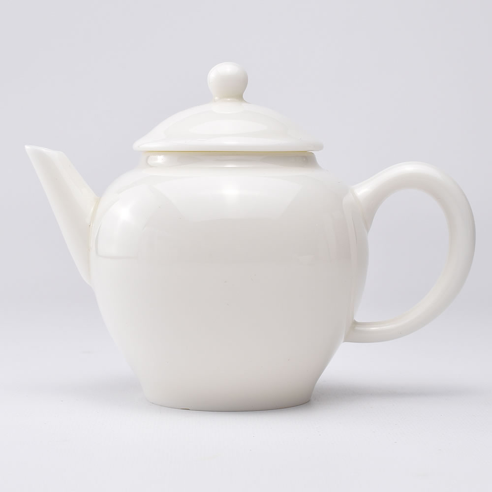 楽天市場】白磁思亭壺150ml（満水160ml） （茶壺・急須