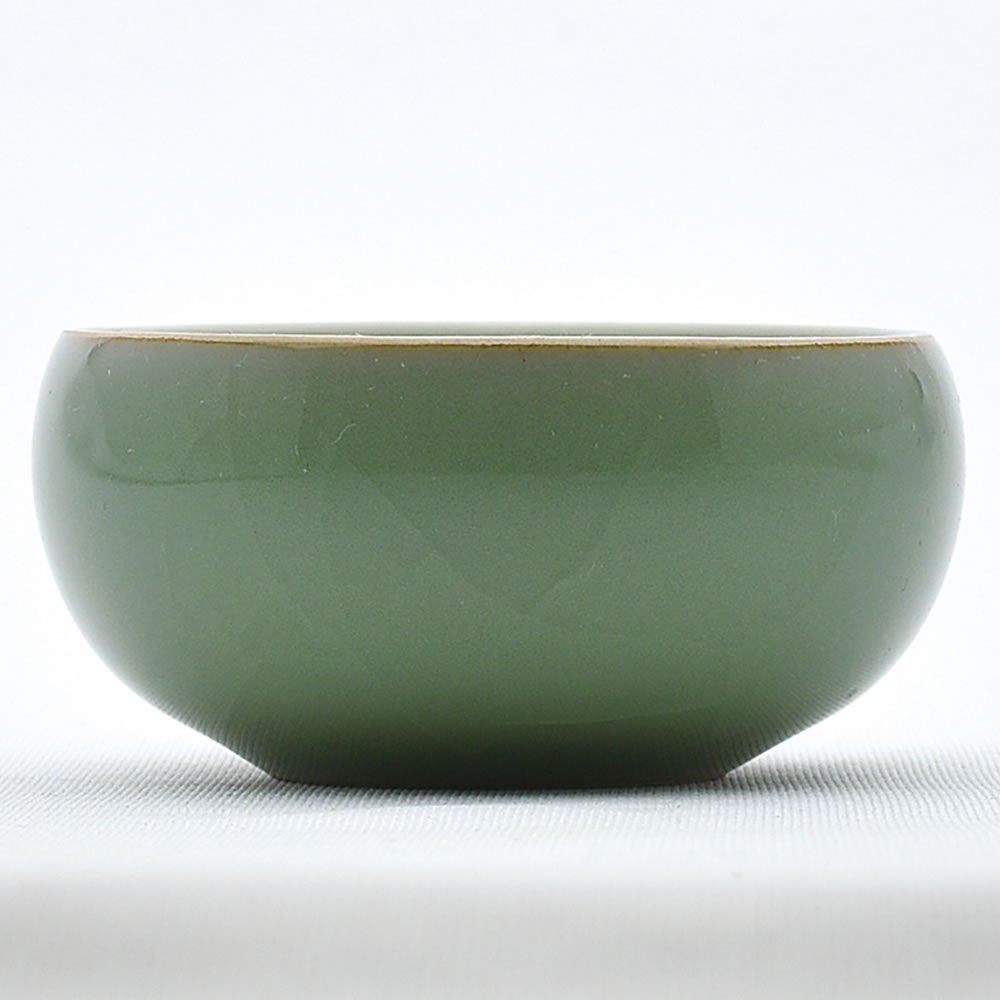 楽天市場】青磁の中国茶器・蓮弁茶杯（哥梅）70ml（満水100ml