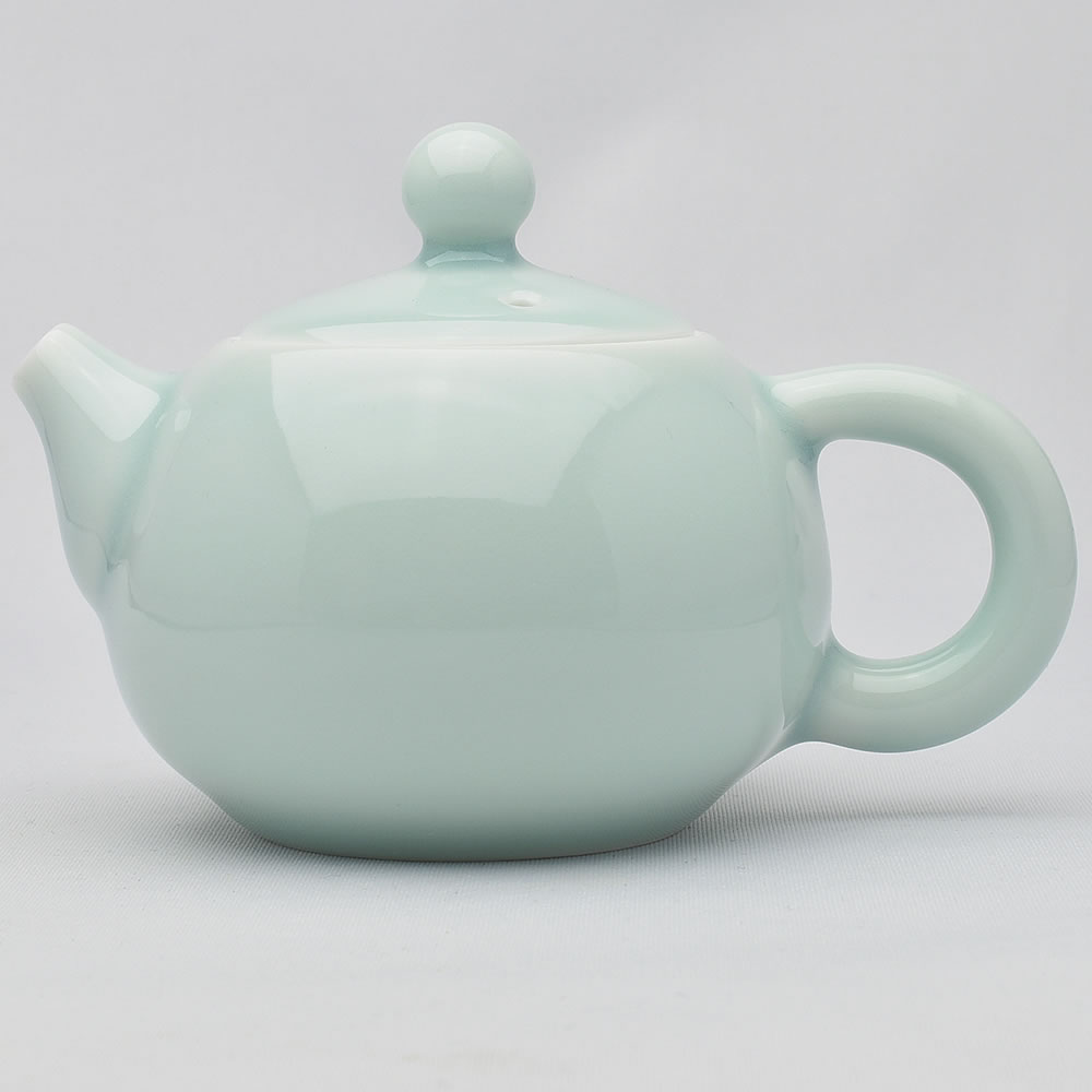 楽天市場】青磁の中国茶器・林檎壺(弟粉)200ml(満水260ml) : 天香茶行 楽天市場】青磁の中国茶器・林檎壺(弟粉)200ml(満水260ml) : 天香茶行