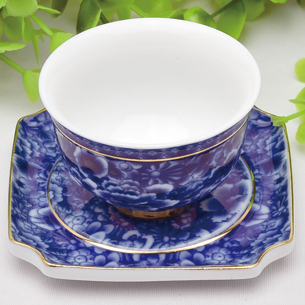 青花双喜懺纏枝蓮茶壺 茶道具 香道具 装飾品 工芸品 美術品 置物 青花双喜懺纏枝蓮茶壺 茶道具 香道具 装飾品 工芸品 美術品