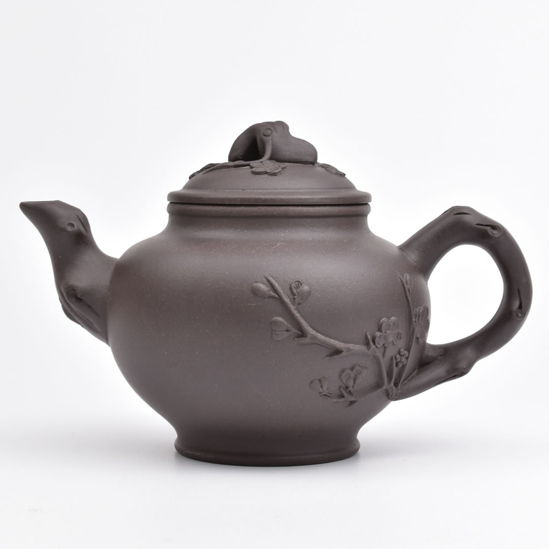 【専用】茶道具 宜興　紫砂　菱形急須　天仁銘茶製　台湾茶　煎茶道具　在銘 IwaiLoft 本番 中国宜興 紫砂 茶壺 急須 オシャレ 紫砂壷 黄金段