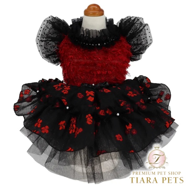 リュクスバーディ Luxe birdie フラムワンピース【小型犬 犬服 衣裳 御召しもの セレブ】