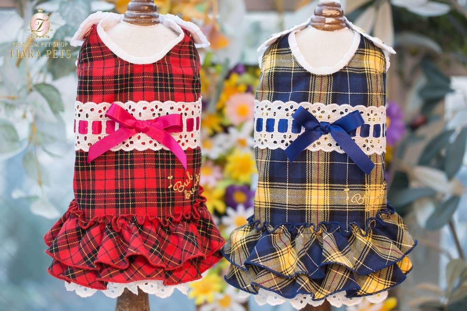 ブルブブ BUL BU-BU CHECK前掛けS/K【小型犬 犬服 お召しもの スコート 前掛けスコート セレブ】貨物輸送無料