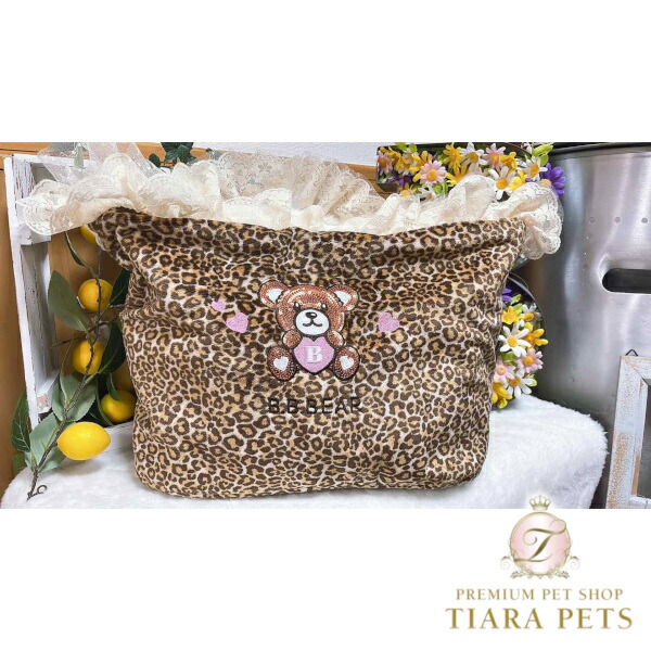 ブルブブ BUL BU-BU Leopard Bed【小型犬 犬用 臥榻 ベット セレブ】