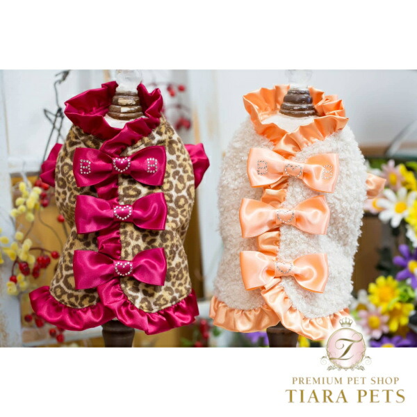 ブルブブ BUL BU-BU Ribbon 【取っておく】毛皮より良い【小型犬 犬服 アウター 上衣 より良い セレブ】