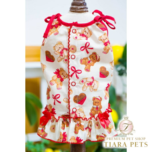 ブルブブ BUL BU-BU Sweet Bear Camisole【小型犬 犬服 ドッグウエア 御召しもの トップス キャミソール キャミ セレブ】
