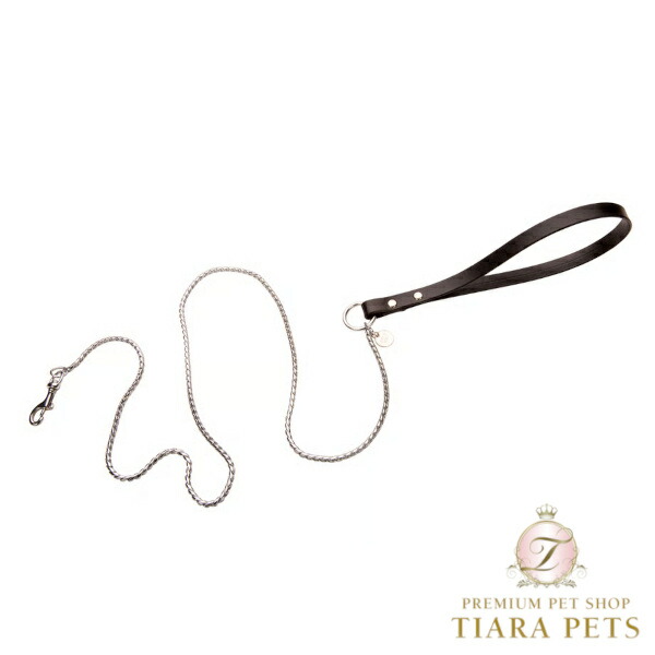 【最大3,000円OFFクーポン配布中★ポイント2倍】シャーロットドレス Charlotte's Dress Art. h1583N leash Snake(シルバー仕様)【犬用 リード セレブ】｜TIARA PETS