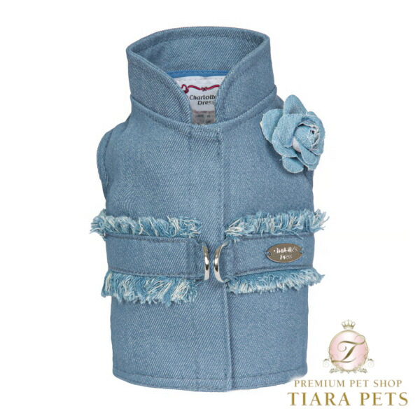 シャーロットドレス Charlotte\u0027s Dress Art. 9029 harness jacket Camelia インチ jeans【犬用 ドッグウエア お召しもの 馬具 原則として型 上衣 セレブ】