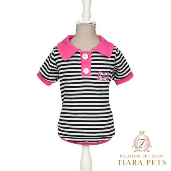 シャーロットドレス Charlotte\u0027s Dress Art. 5154 t-shirt Striped Charlotte【犬服 ドッグウエア 御召しもの トップス スポーツシャツ ポロ 半袖 セレブ】
