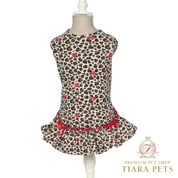 シャーロットドレス Charlotte\u0027s Dress Art. 2087 dress Romantic Leopard【犬服 ドッグウエア 御召しもの 衣裳 スコート 御召しもの セレブ】