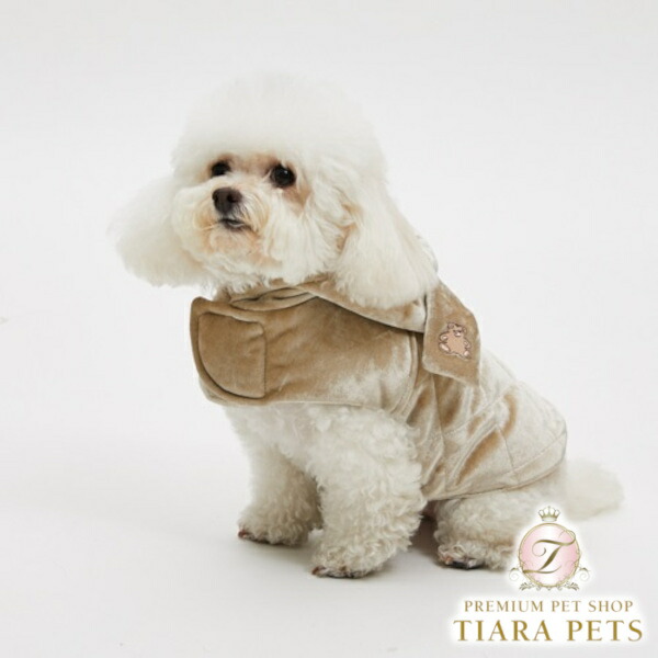 ルイスドッグ louisdog Walking Jacket/Velour【小型犬 犬服 アウター 上衣 セレブ】