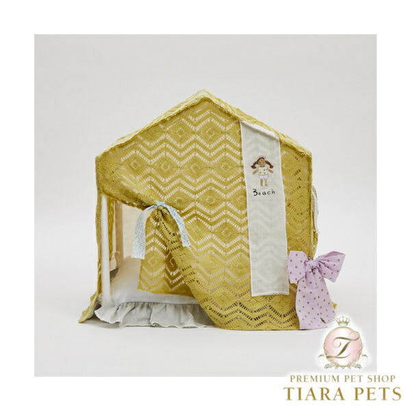 ルイスドッグ louisdog Peekboo/Solei Cabana Cushion Cover【小型犬 犬用 住みか ピーカブー 座布団覆いかぶせる セレブ】