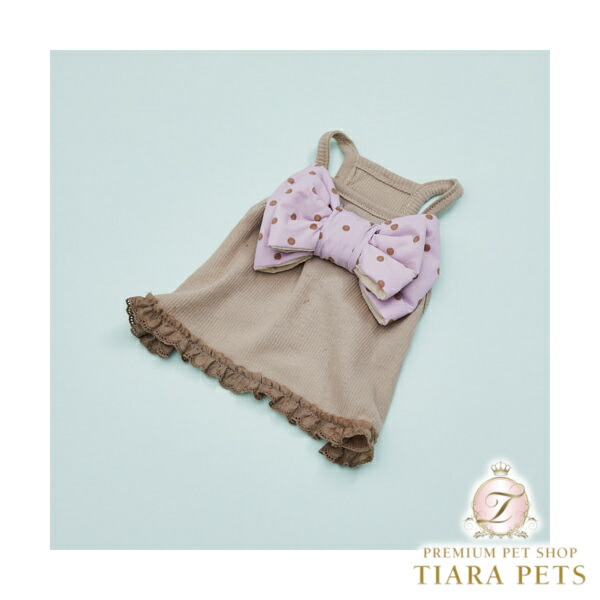 ルイスドッグ louisdog Big Bow Sleeveless/Polka Dots【小型犬 犬服 トップス ノースリーブ 貯蔵タンクとっ始め セレブ】