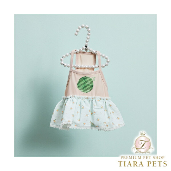 ルイスドッグ louisdog Pool Club/Watermelon Monokini【小型犬 犬用 犬服 トップス 衣裳 貯蔵タンクとっ始め ノースリーブ セレブ】