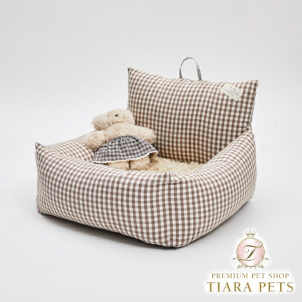 ルイスドッグ louisdog Vanilla Chiffon Driving Kit【小型犬 犬用 寝台 ドライビングキット セレブ】