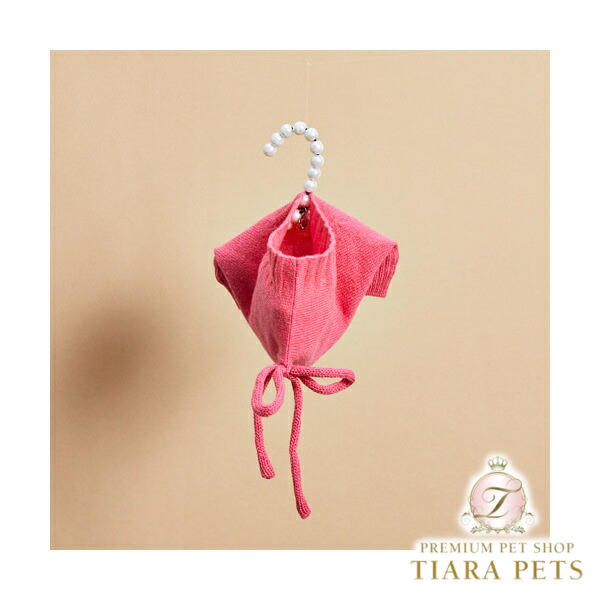 ルイスドッグ louisdog Fuxia Sorbet Cashmere Balaclava【小型犬 犬用 バラクラバ 鳥打ち帽 編み物 付属物 セレブ】