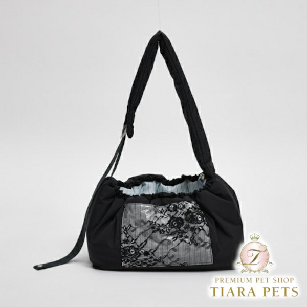 【最大3,000円OFFクーポン配布中★ポイント2倍】ルイスドッグ louisdog Onyx Sling Bag【小型犬 犬用 キャリーバッグ カバン トート セレブ】｜TIARA PETS