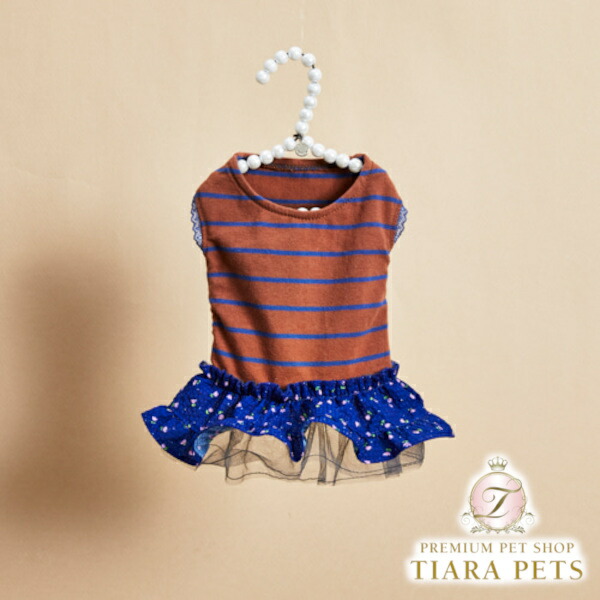 【最大3,000円OFFクーポン配布中★ポイント2倍】ルイスドッグ louisdog Blooming Morning Dress【小型犬 犬服 ワンピース スカート ドレス セレブ】|TIARA PETS