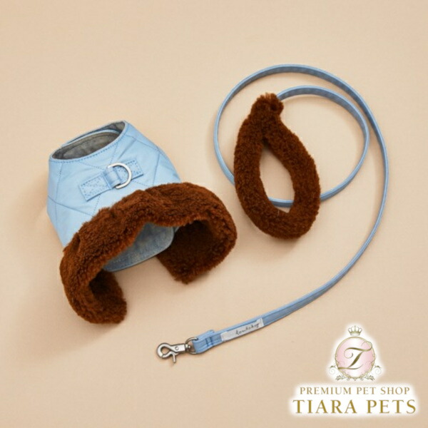 ルイスドッグ louisdog Glaze Fur Harness Set【小型犬 犬用 馬具 先んじる 仕掛ける セレブ】