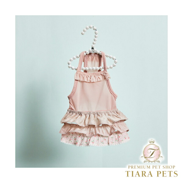 【最大3,000円OFFクーポン配布中★ポイント2倍】ルイスドッグ louisdog Blush Layered Dress【小型犬 犬服 ドッグウェア ワンピース ドレス スカート セレブ】｜TIARA PETS